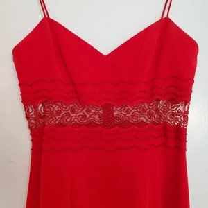 Jovani Delicious Red Dress with beaded empire waist
